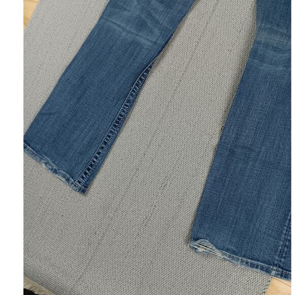 Miss Me Western Jeans Womens 29 30X31 Blue Fade Boot Flare Bling Embroidered - Picture 16 of 16